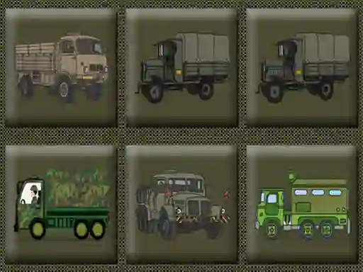 Army Trucks Memory เกมออนไลน์