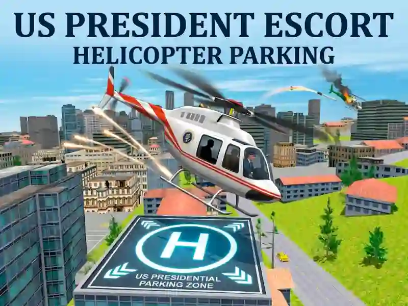 US President Escort Helicopter Parking เกมออนไลน์