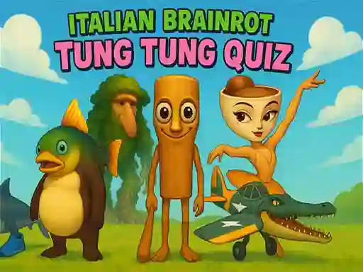 Italian Brainrot tung Tung Quiz เกมออนไลน์