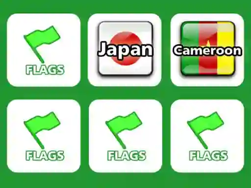 Memory With Flags เกมออนไลน์