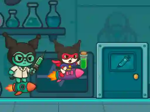 Kitty Kuro Lab Escape เกมออนไลน์