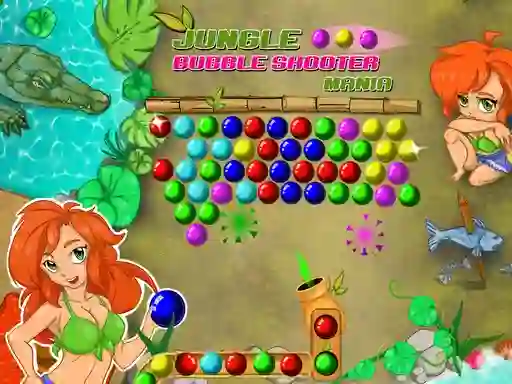 Jungle Bubble Shooter Mania เกมออนไลน์
