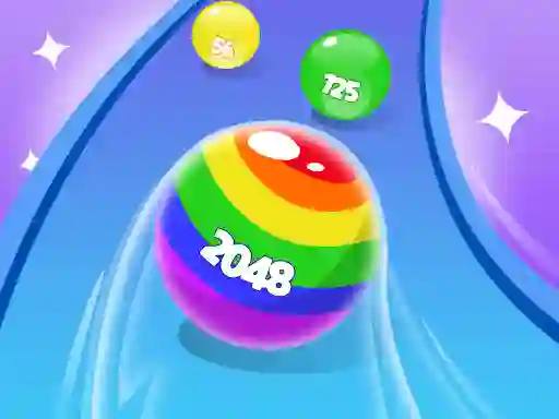 2048 Run Gorgeous Balls เกมออนไลน์
