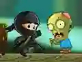 Ninja Kid Vs Zombies เกมออนไลน์