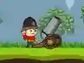 Cannons and Soldiers mountain offense เกมออนไลน์