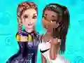 Elsa And Tiana Workout Buddies เกมออนไลน์