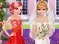 Frozen And Ariel Wedding เกมออนไลน์