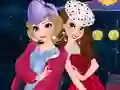 Anna and Elsa Cocktail Dresses เกมออนไลน์