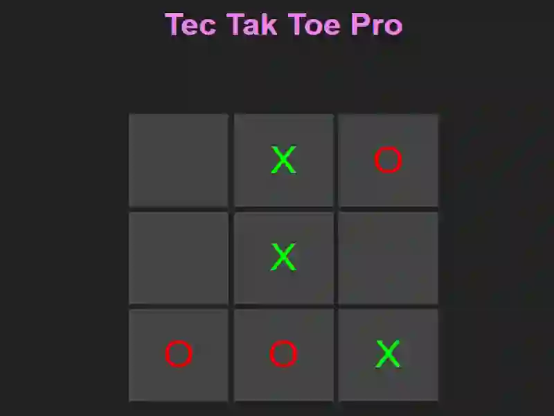 Tec Tak Toe Pro เกมออนไลน์