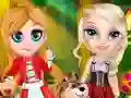 Little Elsa In Red Hood เกมออนไลน์