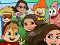 Nickelodeon Tag attack เกมออนไลน์