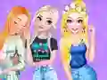 Princesses and Pets Matching Outfits เกมออนไลน์