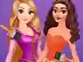 Disney Princesses Rainbow Dresses เกมออนไลน์