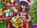 Dotted Girl Christmas Shopping เกมออนไลน์
