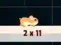 Hamster Grid Multiplication เกมออนไลน์