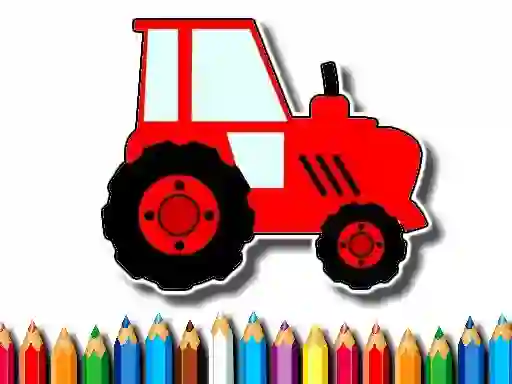 Easy Kids Coloring Tractor เกมออนไลน์