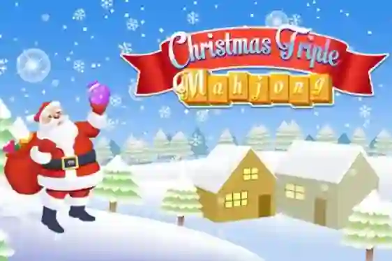 Christmas Triple Mahjong เกมออนไลน์