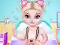 Naughty Baby Elsa's Weekend เกมออนไลน์