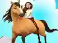 Horse Run 3D เกมออนไลน์