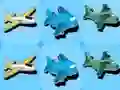 Big Fast Airplanes Match 3 เกมออนไลน์