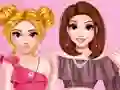 Trendy Ruffle Crop Top Dress Up เกมออนไลน์