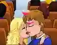Yellow Bus Kiss เกมออนไลน์