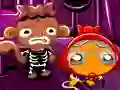 Monkey Go Happy Stage 575 Monkeys Go Halloween เกมออนไลน์