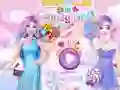 Barbie and Elsa in Candyland เกมออนไลน์
