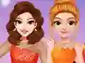 Princesses Ice Skating Dress Up เกมออนไลน์