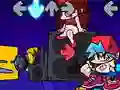 Friday Night Funkin vs Geometry Dash เกมออนไลน์