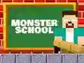 Monster School: Roller Coaster & Parkour เกมออนไลน์