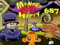 Monkey Go Happy Stage 687 เกมออนไลน์