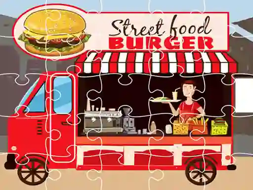 Burger Trucks Jigsaw เกมออนไลน์