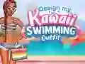Design My Kawaii Swimming Outfit เกมออนไลน์