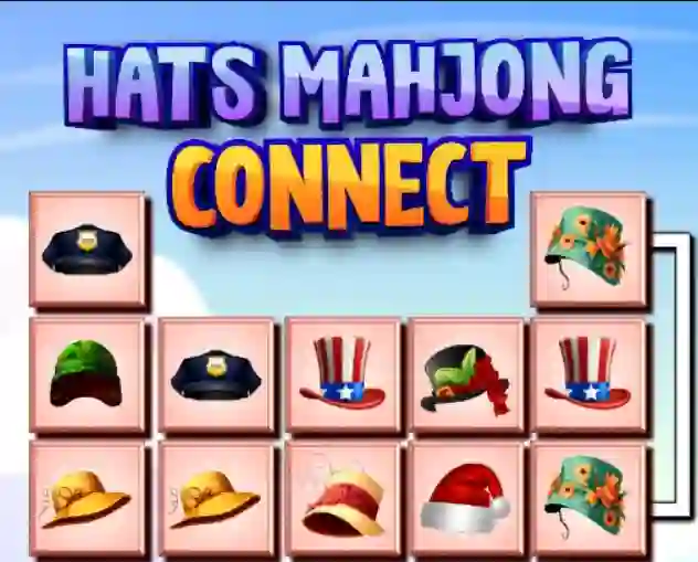 Hats Mahjong Connect เกมออนไลน์