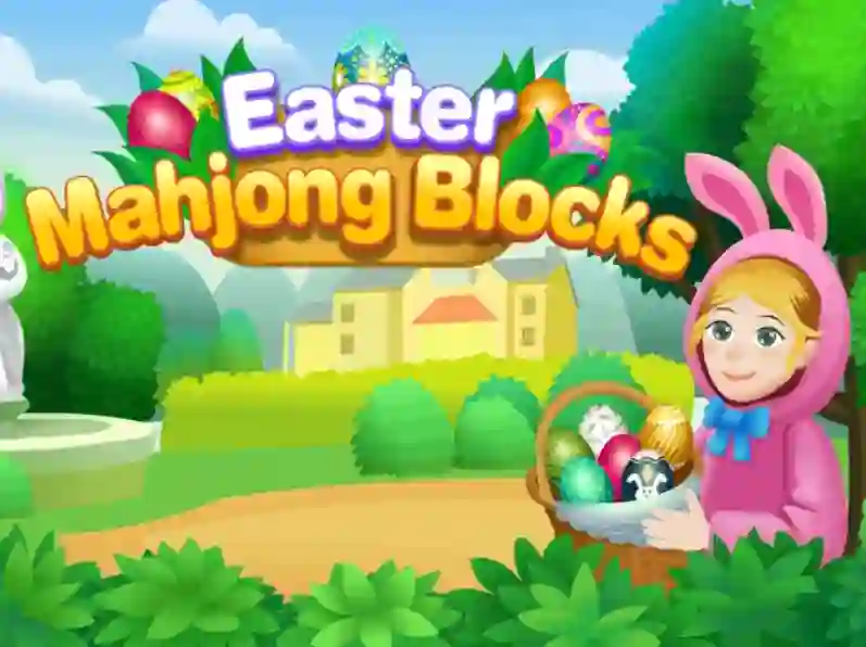 Mahjong Blocks Easter เกมออนไลน์