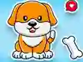 Coloring Book: Cute Dog เกมออนไลน์