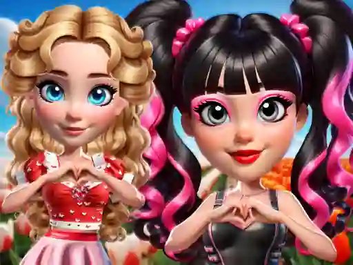 Vibrant Hearts Glamour vs Punk เกมออนไลน์