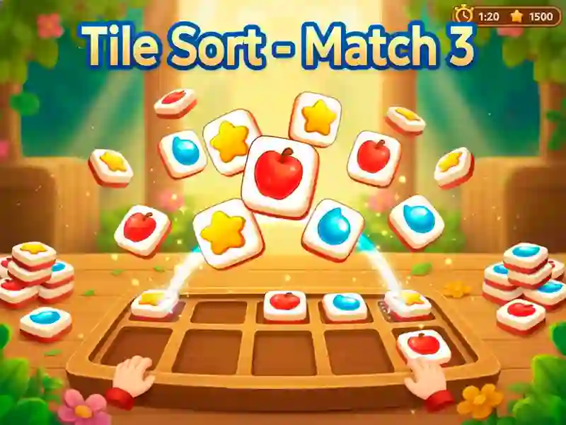 Tile Sort - Match 3 เกมออนไลน์