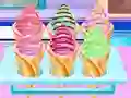 Make Ice Cream Cone Wafer Biscuits เกมออนไลน์
