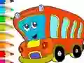 Coloring Book: Bus เกมออนไลน์