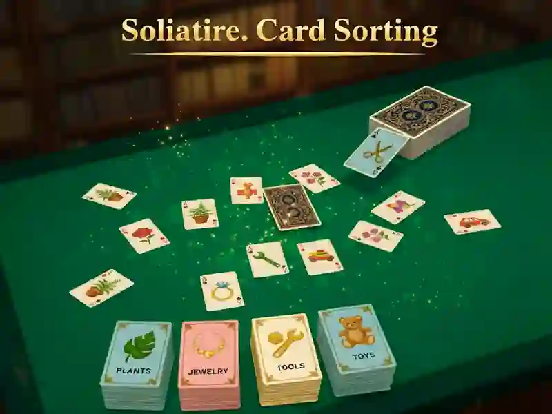 Solitaire. Card Sorting เกมออนไลน์