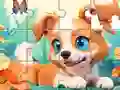 Jigsaw Puzzle: Dog And Garden เกมออนไลน์