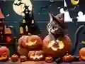 Jigsaw Puzzle: Halloween Cat เกมออนไลน์