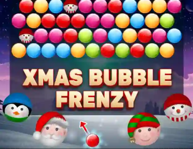 Xmas Bubble Frenzy เกมออนไลน์