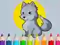 Coloring Book: Wolf เกมออนไลน์