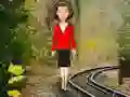 Girl Escape From Railway Track เกมออนไลน์