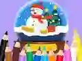 Coloring Book: Christmas Crystal Ball เกมออนไลน์