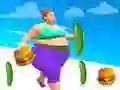 Muscle Girl Calorie Run เกมออนไลน์