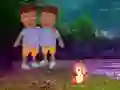 Twins Escape From Night Forest เกมออนไลน์